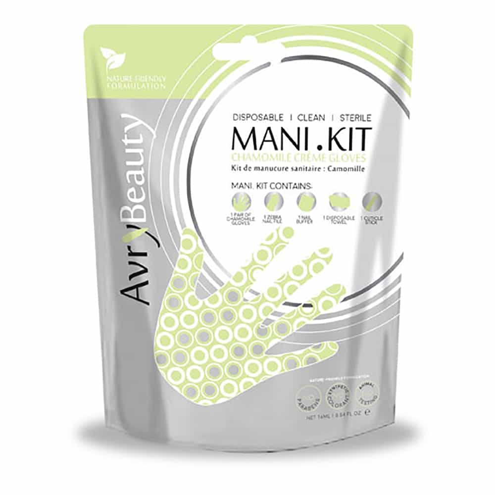 White Smoke AvryBeauty Mani Kit Chamomile Creme Gloves AK005CHML-M 00734