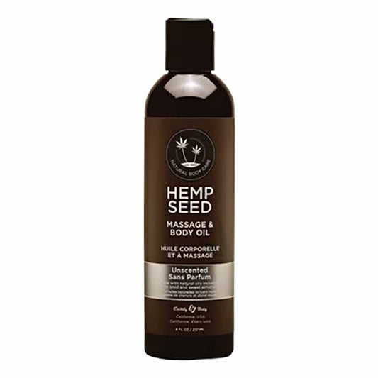 Dark Slate Gray Hemp Seed Massage & Body Oil 8 oz - Unscented MAS008/00087