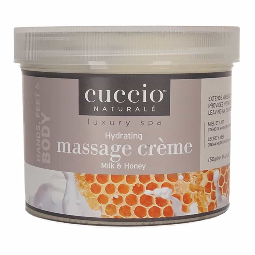 Dark Gray Cuccio Hydrating Massage Creme Milk & Honey 26 oz