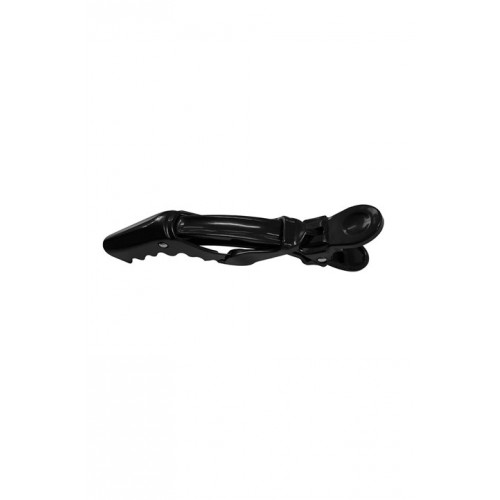 White Smoke Babyliss PRO Black Expandable Clips 4pk