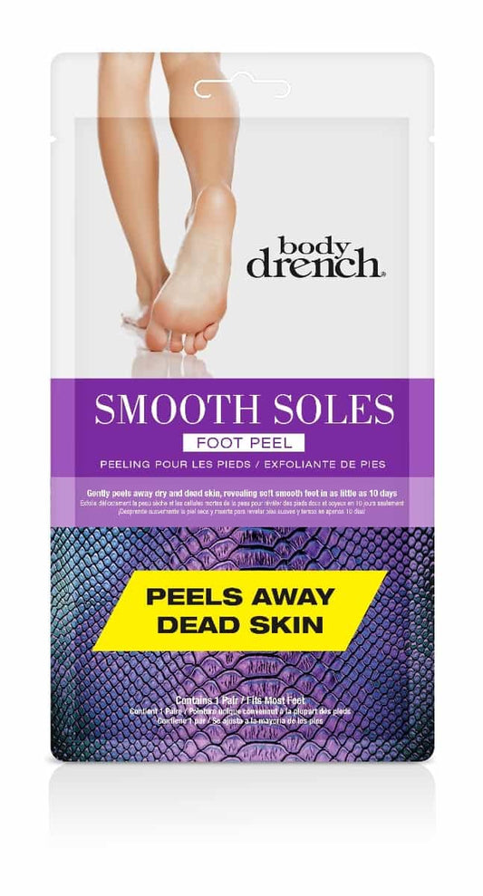 Lavender Body Drench Smooth Soles Foot Peel Booties 72194