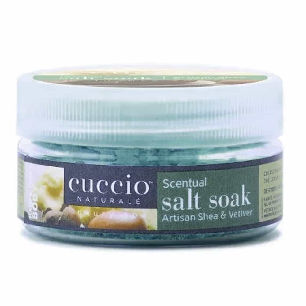 Lavender Cuccio Scentual Salt Soak 2 oz Artisan Shea & Vetiver 3259