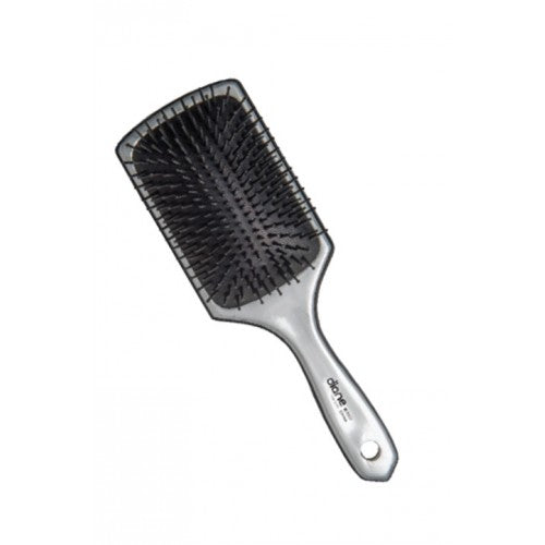 White Smoke Fromm Large Silver 13 Row Paddle Brush