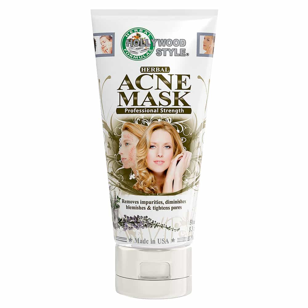 White Smoke Hollywood Style Herbal Acne Mask 5.3oz.