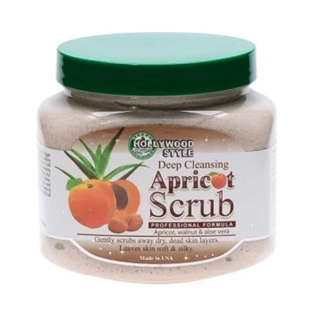 White Smoke Hollywood Style Deep Cleansing Apricot Scrub 20oz.