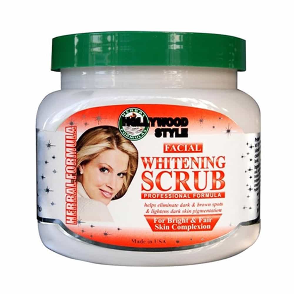 White Smoke Hollywood Style Facial Whitening Scrub 20 oz.