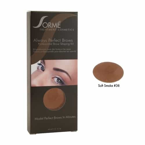 White Smoke Sorme Always Perfect Brows Shaping Kit 0.12oz -Soft Smoke 38