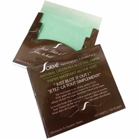 White Smoke Sorme Natural Tea Tree Blotting Paper 100 Sheets