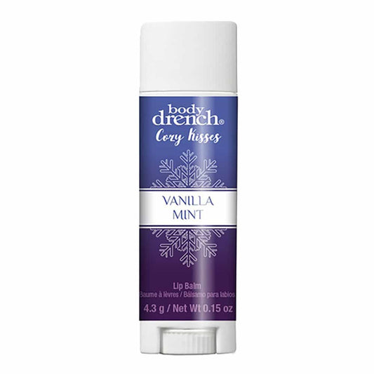 Lavender Body Drench Cozy Kisses Lip Balm Vanilla Mint 71529