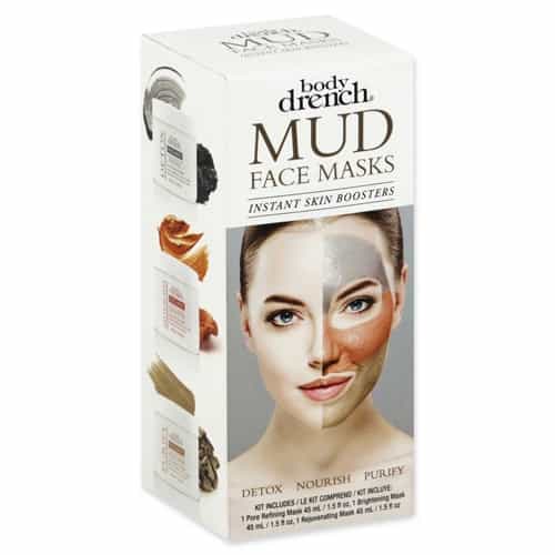 White Smoke Bodydrench Mud Face Mask Instant Skin Boosters 3pk 10170