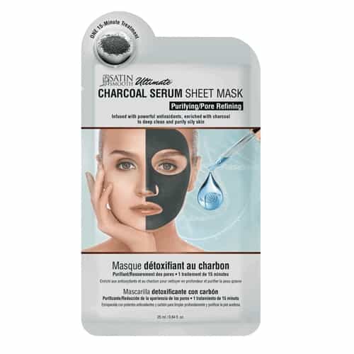Gray Satin Smooth Charcoal Serum Sheet Mask 814076 / 37685