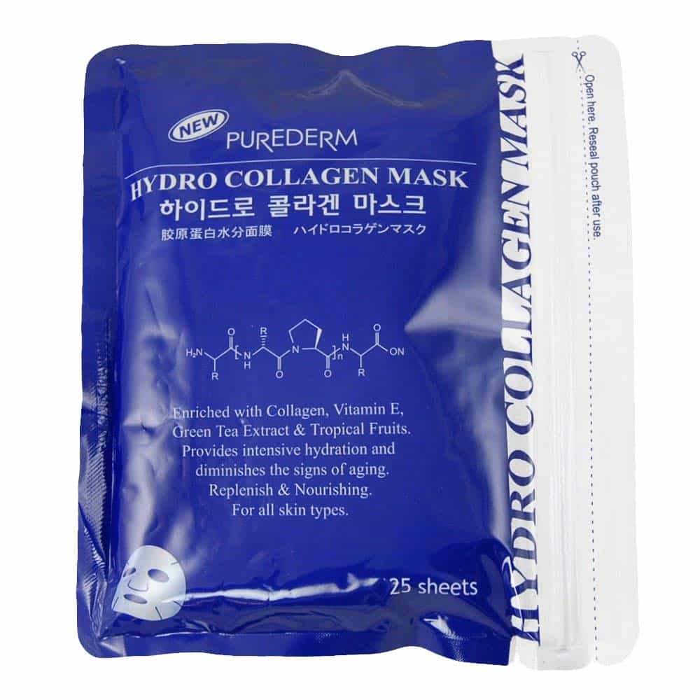 Lavender Purederm Hydro Collagen Mask - 25 Sheets - 82203