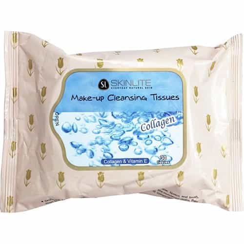 White Smoke Skinlite Make-Up Cleansing 30 Tissues- Collagen Ectract 8527