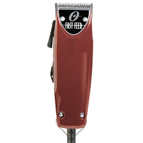 White Smoke Oster Fast Feed Clipper - Burgundy