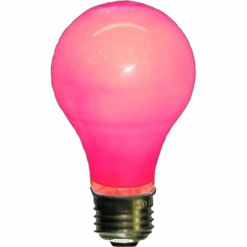 White Smoke Lanel Infra-Red Light Bulb - Red