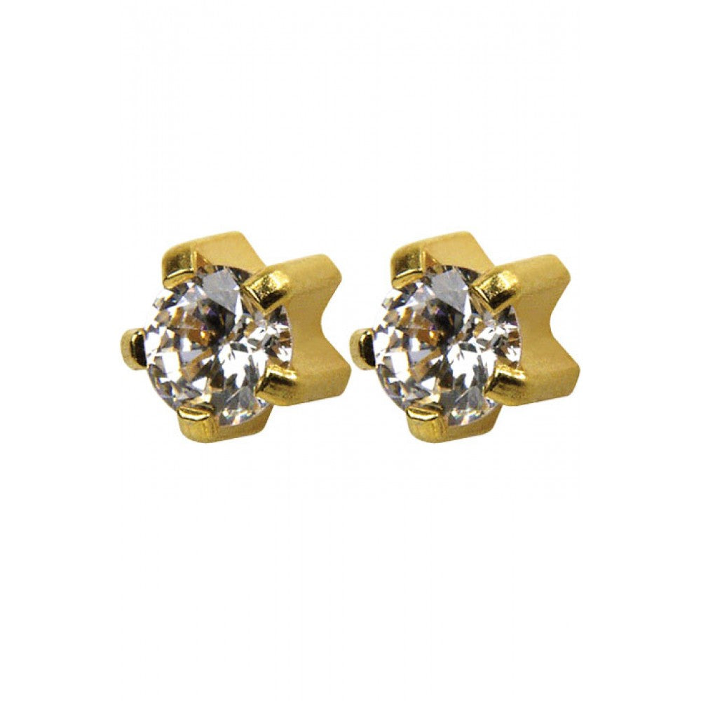 White Smoke Retail Cubic Zirconia Stars