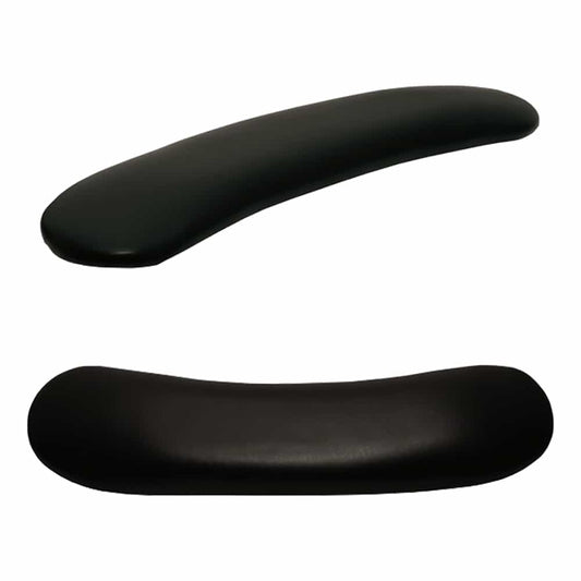 White Smoke Berkeley 20" Armrest - Curved Black- TB910CBK