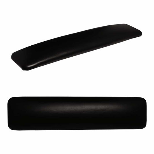 White Smoke Berkeley 16" Armrest - Straight BlackTB905SBK