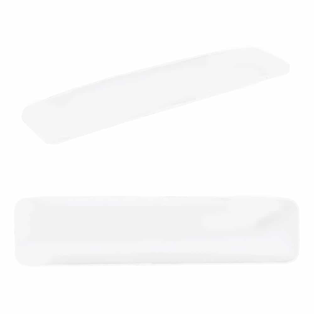 White Smoke Berkeley 20" Armrest - Straight White - TB910SWH