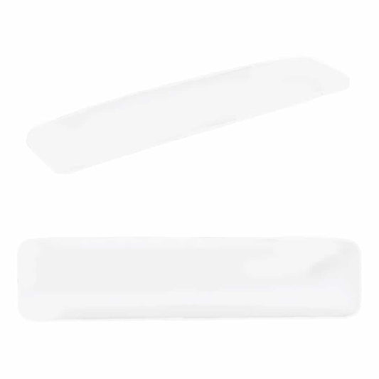 White Smoke Berkeley 20" Armrest - Straight White - TB910SWH