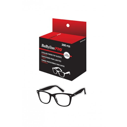 White Smoke Babyliss PRO Disposable Eyeglass Sleeves 200pk