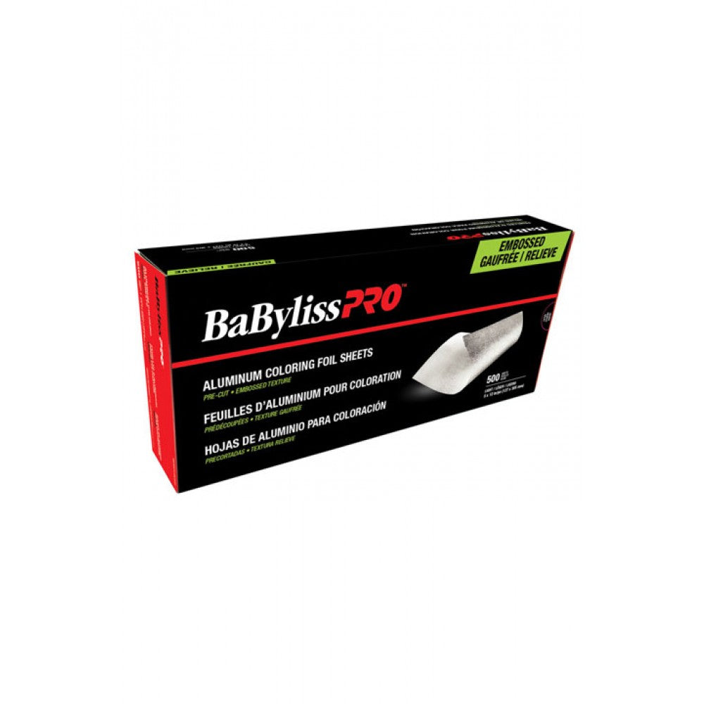 Black Babyliss PRO Foil Rough Texture Light Pre-cut 500pk