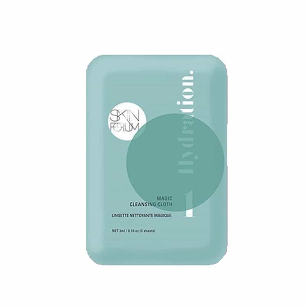 Dark Gray SKINFORUM Magic Cleansing Cloth (Hydration) -10 Sets