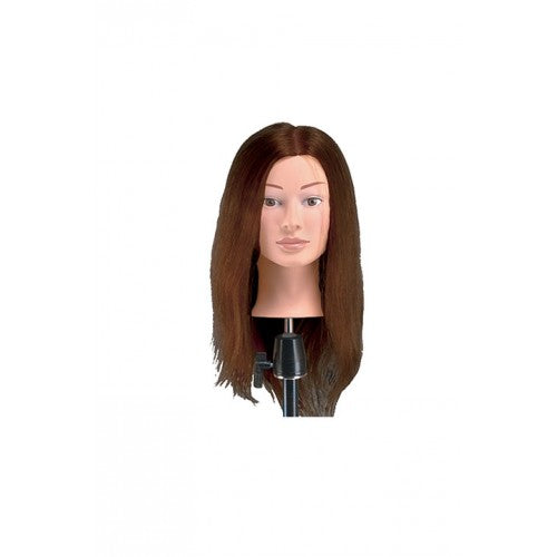 White Smoke Dannyco Deluxe Mannequin Head Brown