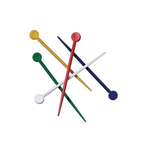 White Smoke Dannyco Plastic Perm Picks 50 Pk