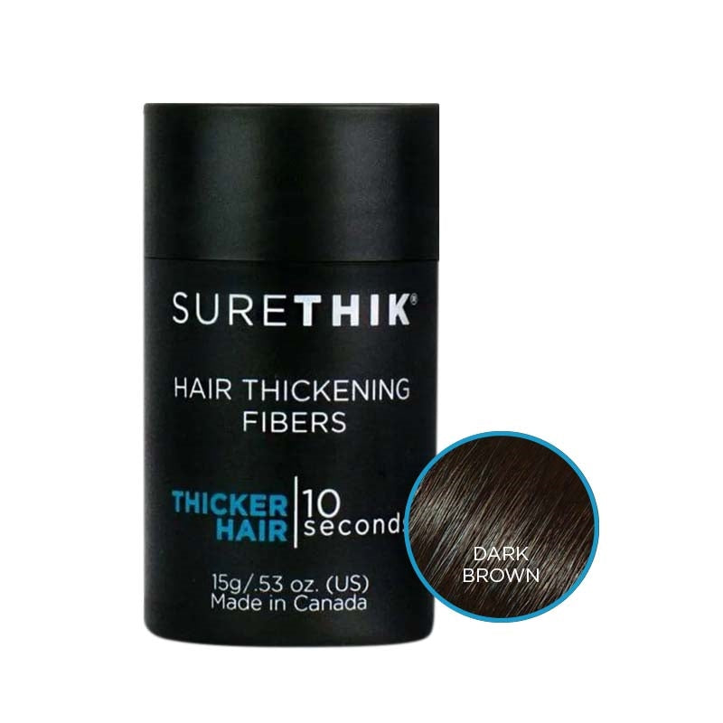White Smoke SureThik  Hair Thickening Fibers  Dark Brown  15g