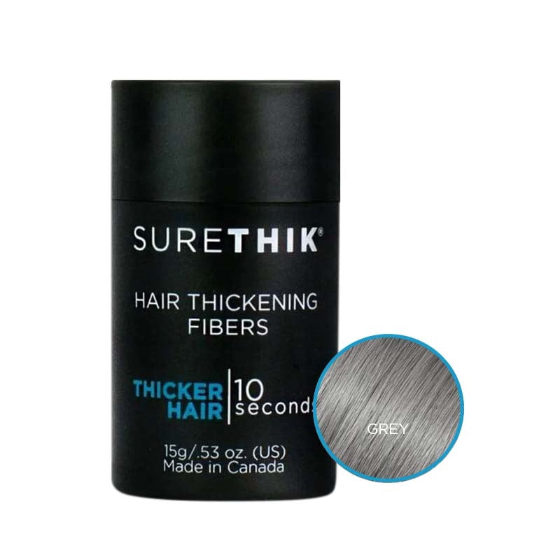 White Smoke SureThik  Hair Thickening Fibers  Grey  15g