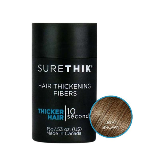 White Smoke SureThik  Hair Thickening Fibers  Light Brown   15g