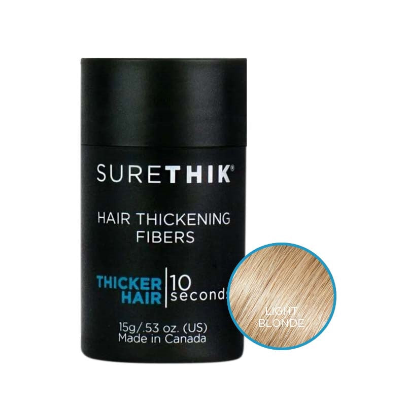 White Smoke SureThik  Hair Thickening Fibers  Light Blonde  15g