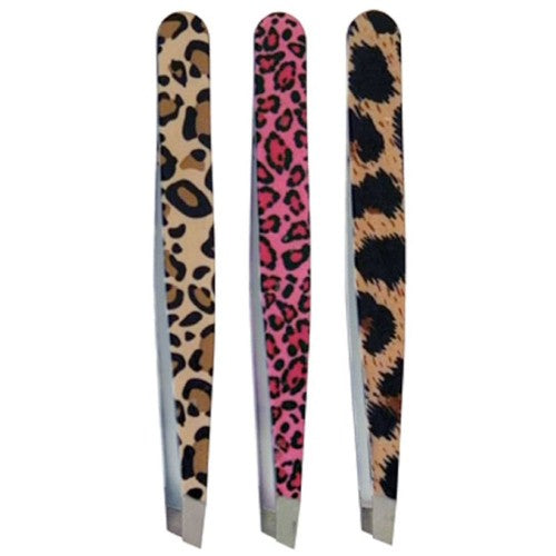 White Smoke Satin Edge Wild Slant Tip Tweezer
