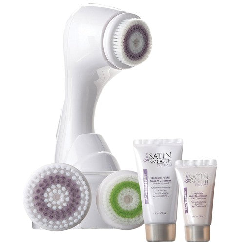 White Smoke Satin Smooth Hydrasonic Dermal Cleansing Kit 6pk
