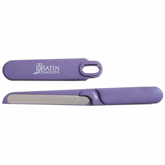 White Smoke Satin Smooth S.Steel Nail File Grit 240/180 SSNF18C 00767