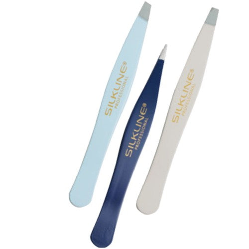 White Smoke Silkline Royale Multi Purpose Tweezer Set 3pc