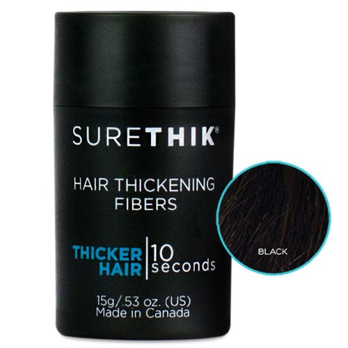 White Smoke SureThik Hair Fibers Black 15g
