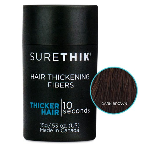 White Smoke SureThik Hair Fibers Dark Brown 15g