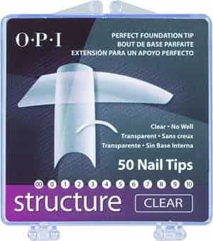 White Smoke OPI Structure White Tips Box of 50 - Size 8