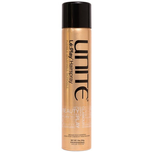 Tan Unite Lé:Play Hairspray 10oz