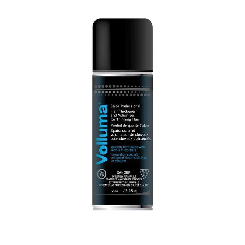 Black Volluma  Hair Thickening Spray  #6 Light Brown  200ml