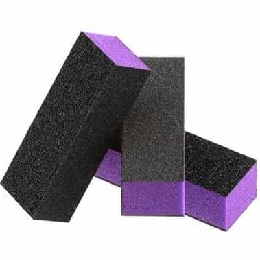 White Smoke Dixon 3-Way Buffers Purple Black Grit60/100 EA (500pcs/case)