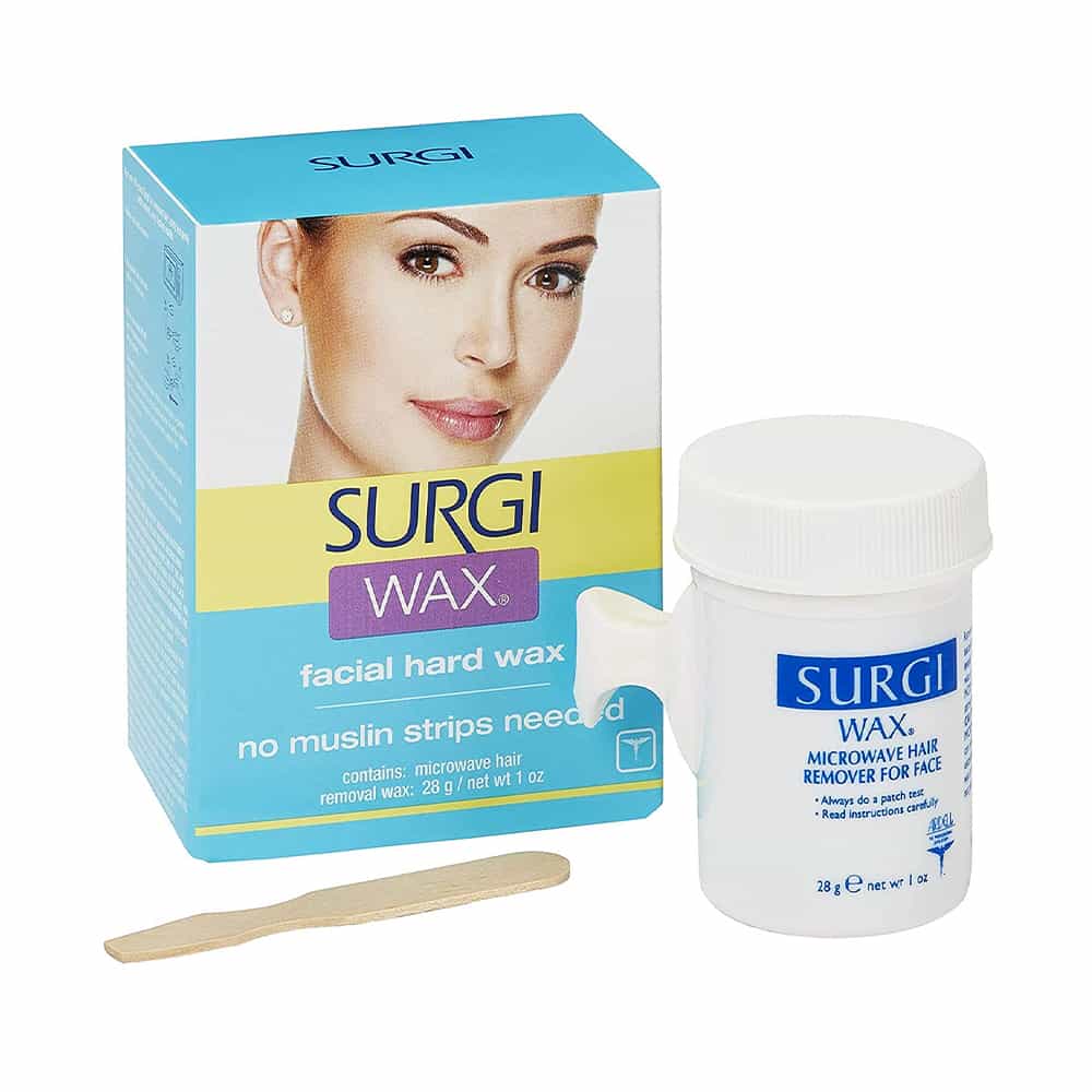 White Smoke Surgi Wax Facial Hard Wax 1 fl oz/ 28 g 82504
