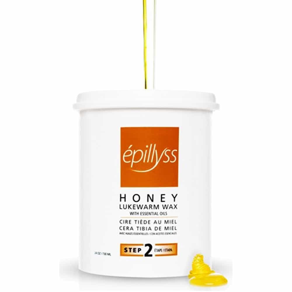 White Smoke Epillyss Honey Lukewarm Wax Strips/Gel Texture 20 oz ELB1011