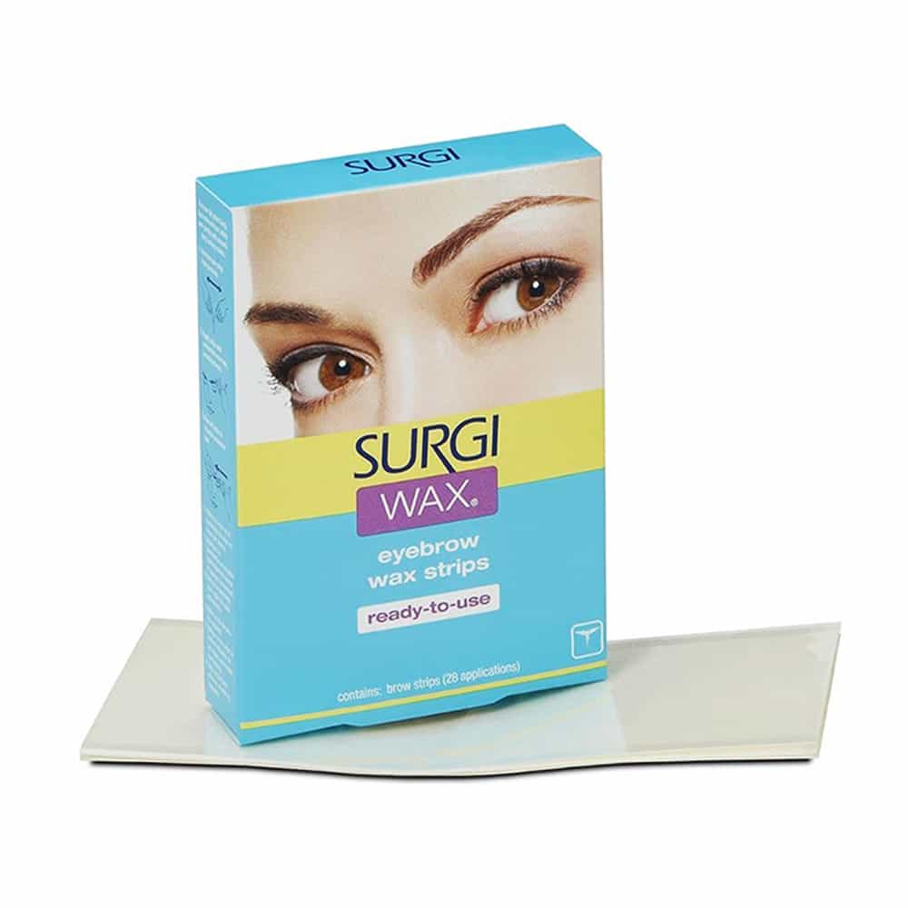 White Smoke Surgi Wax Eyebrow Wax Strips Ready-To Use 28PC 82500