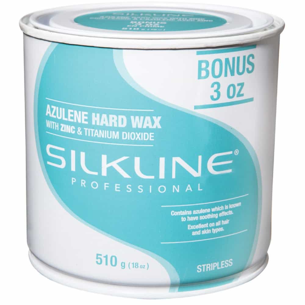 White Smoke Silkline Azulene Hard Wax W/Zin & Titanium 18oz. SL18AZUHRDC