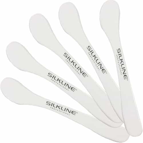 White Smoke Silkline Plastic Spatulas 7" 5-pack, SPAT5PKC/01744