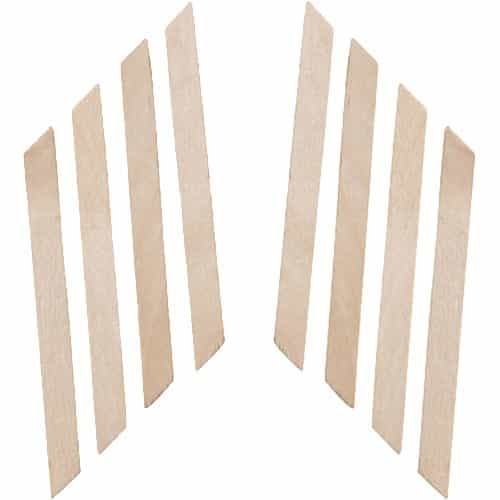White Smoke Silkline Small Wood Applicators W/Slanted Tip 100pk SSWA07NC
