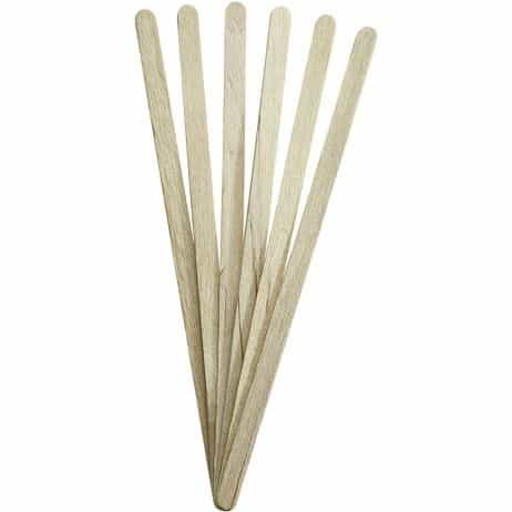 White Smoke Silkline Extra Small Wood Applicators 100pk SSWA05NC 34021